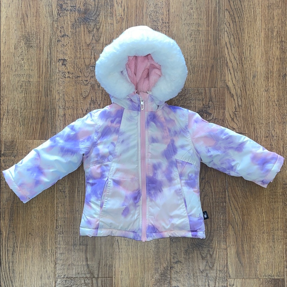 Spyder Pink Faux Fur Jacket